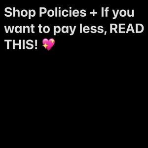 Shop Policies